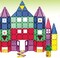 Playmags 100-Piece Magnetic Tile Building Set | STEM Educational Construction Toys for Kids